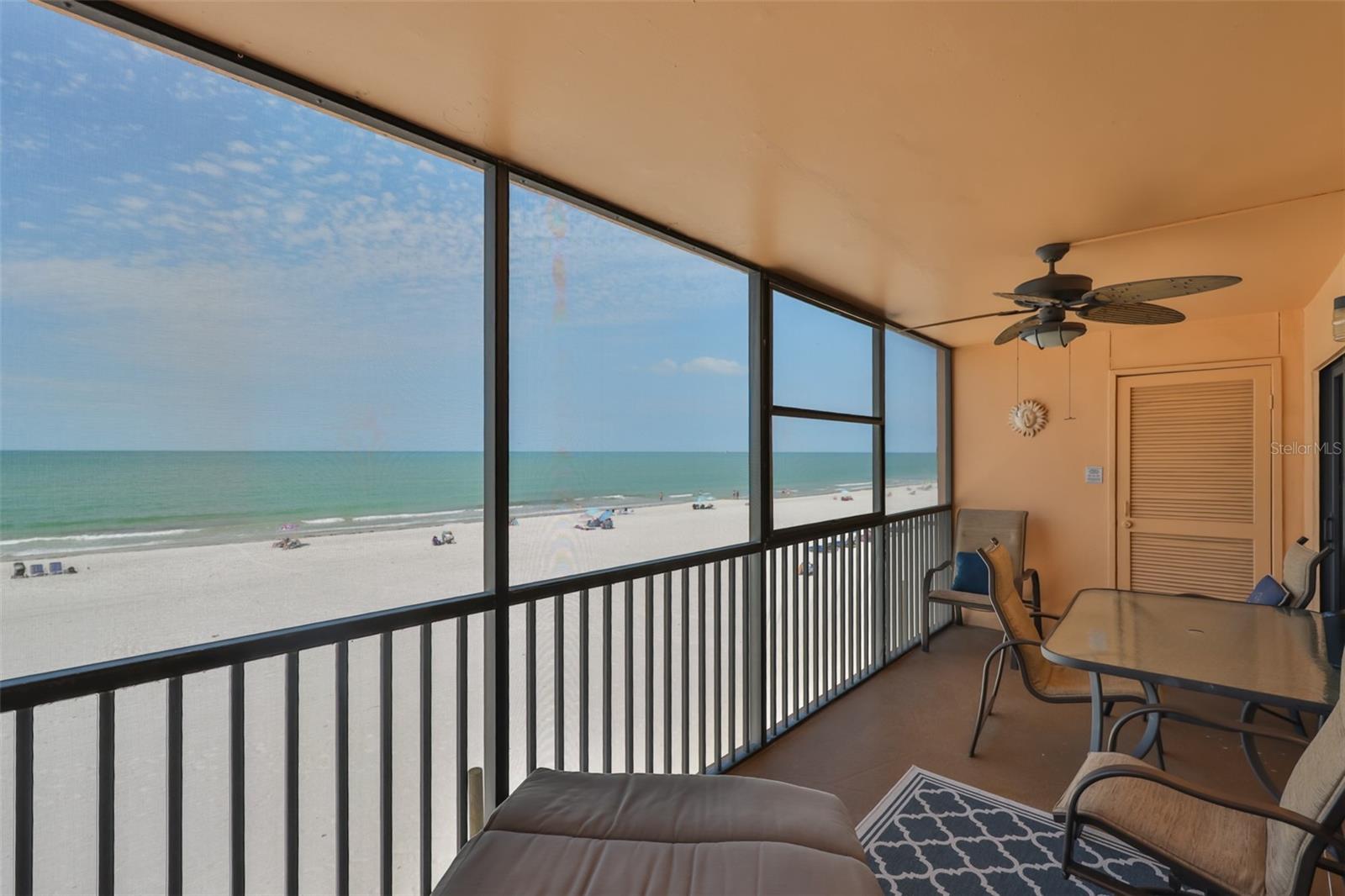 Large Balcony with Private Storage Shed