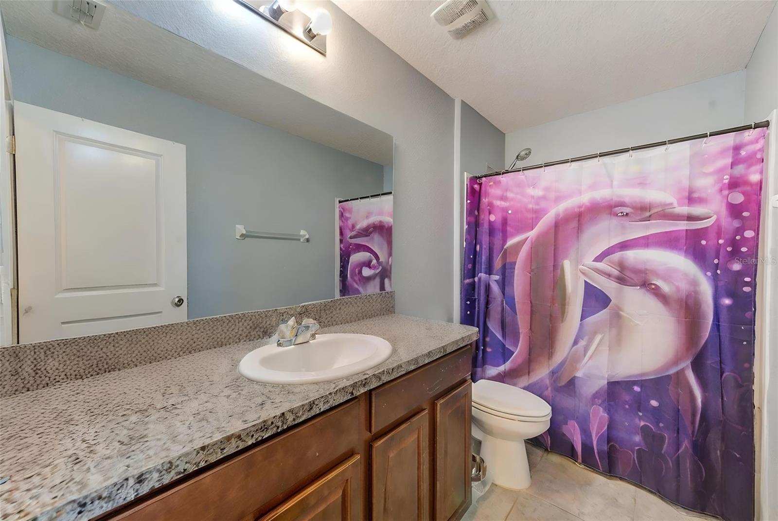 Upstairs hall bath.
