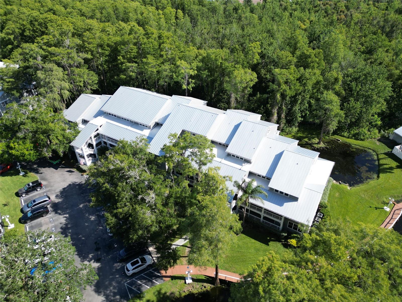 Arial View - New Metal Roof 2024
