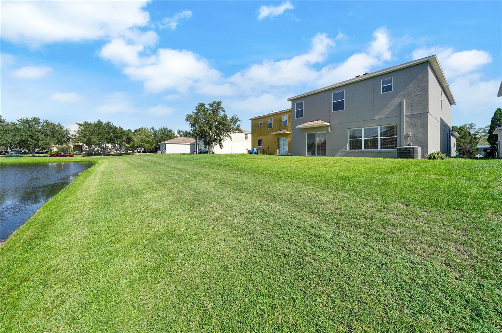 Back looking from pond