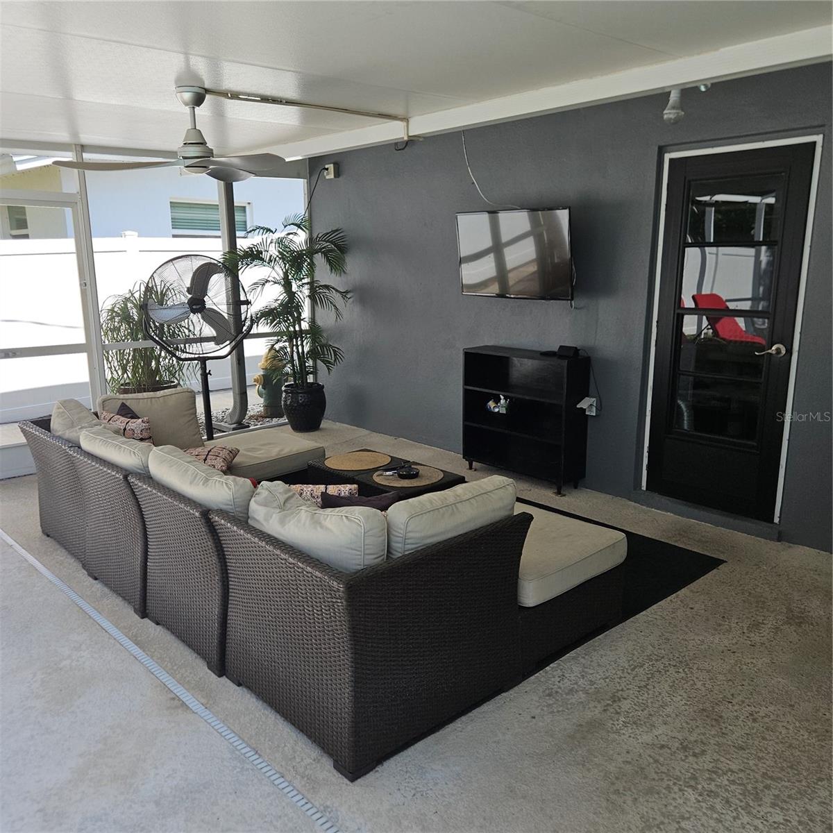 Covered Patio from the pool