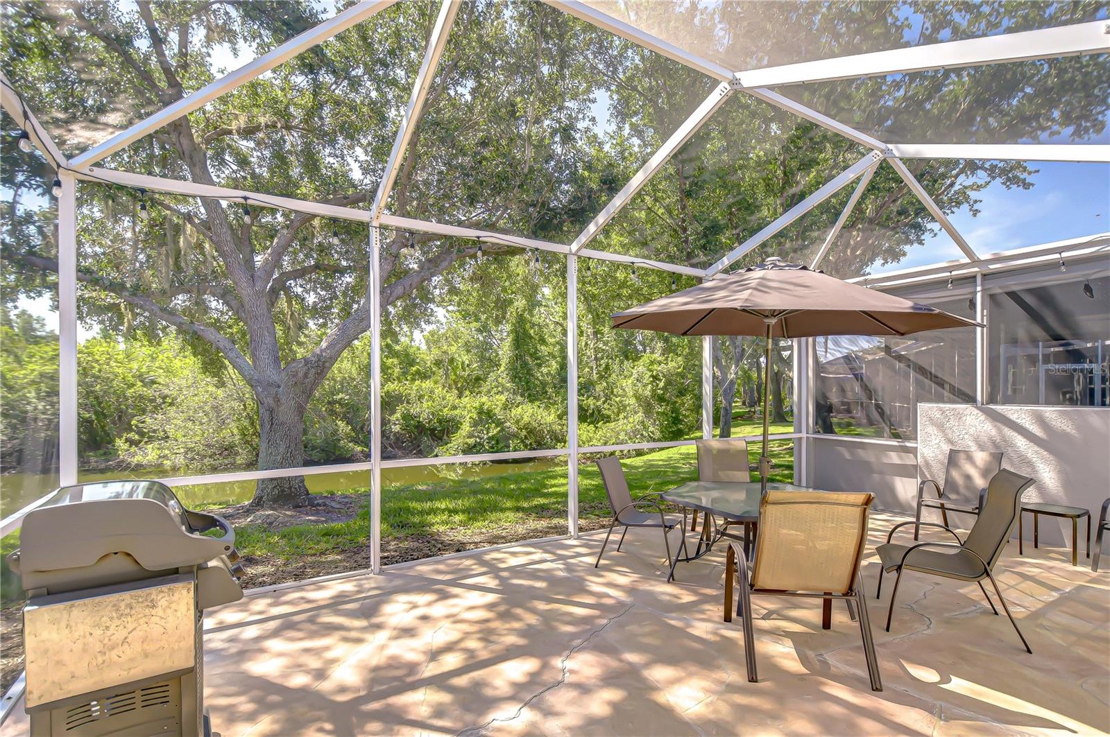 Spacious screened lanai!