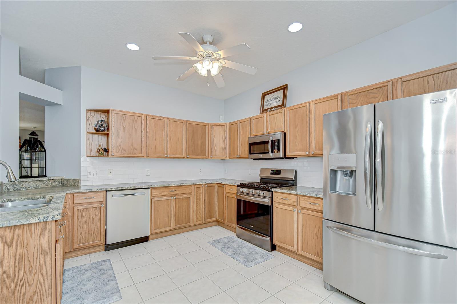 Tons of storage and prep space!