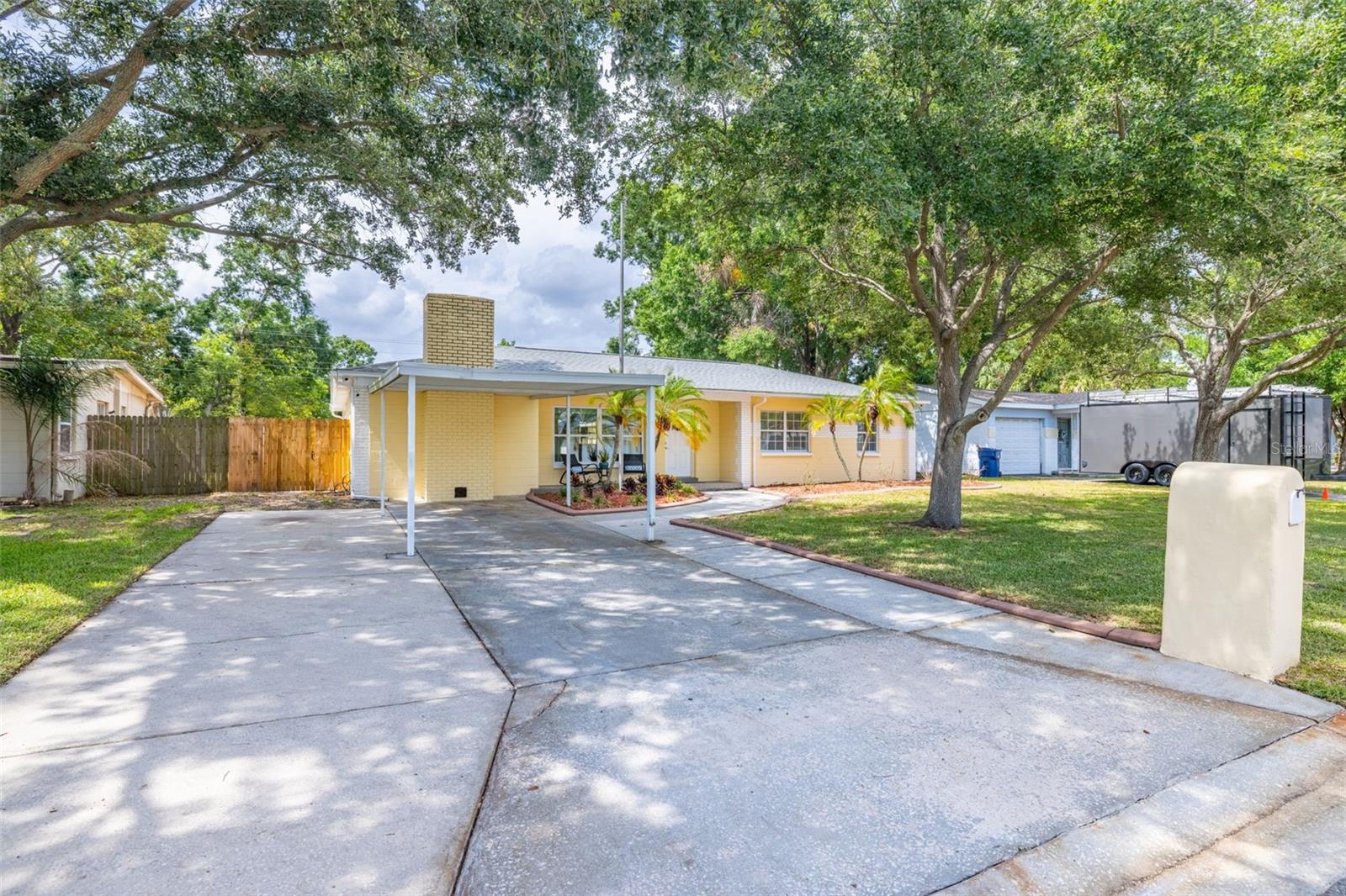 Plenty of parking with a covered carport—no tandem parking needed.