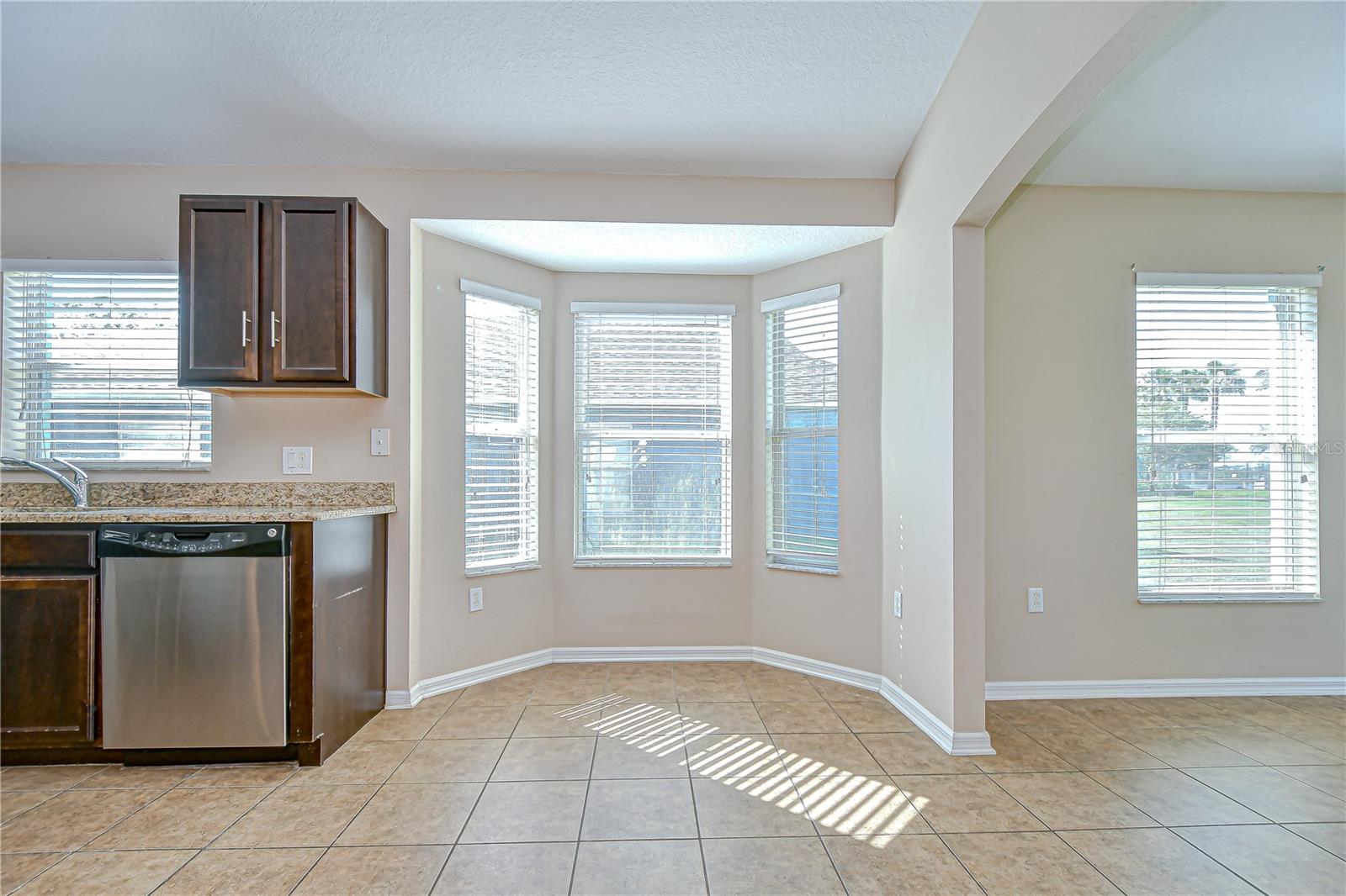 Enjoy dinner in the cheerful nook!