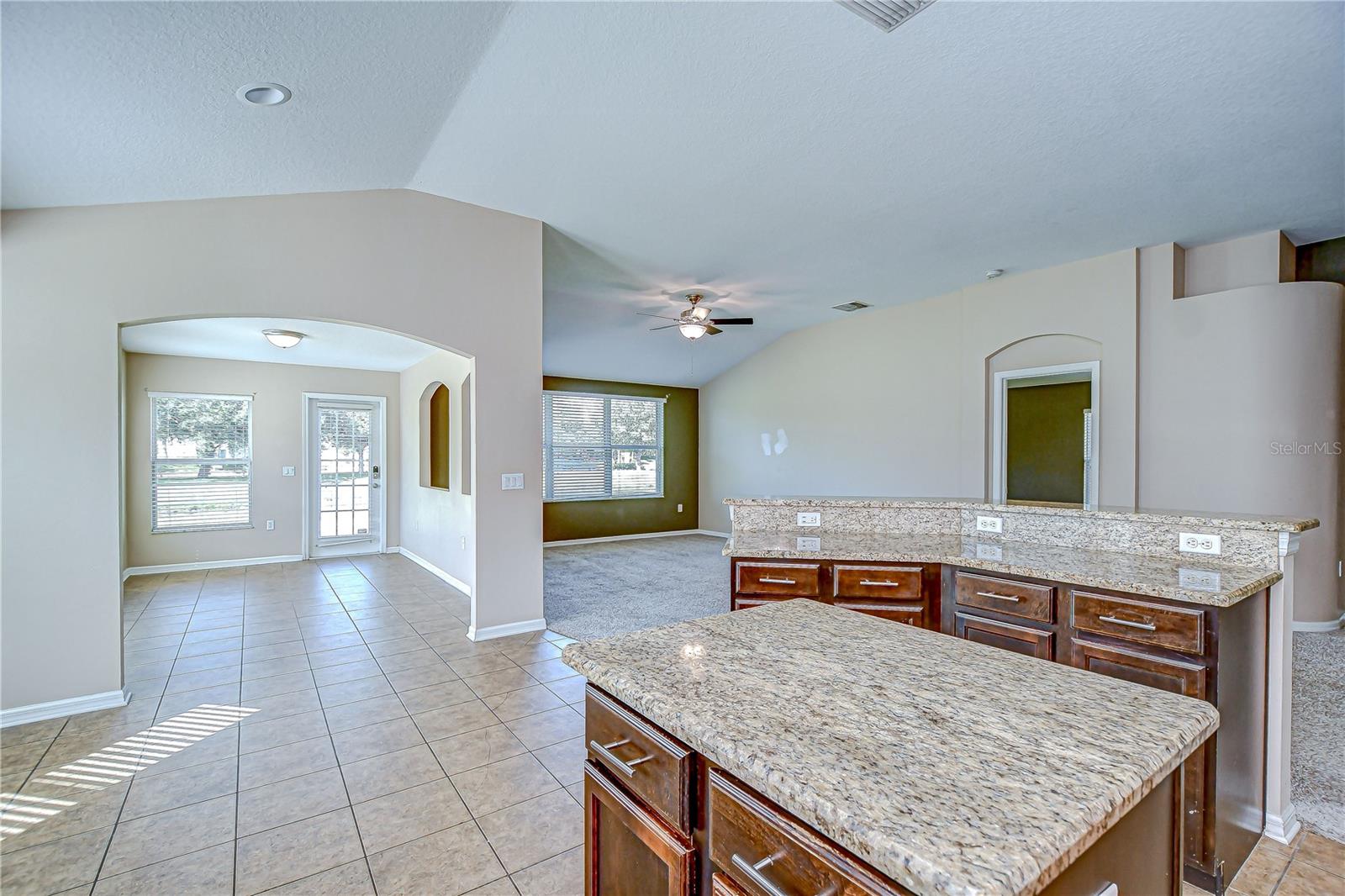 There is a bright dinette as well!