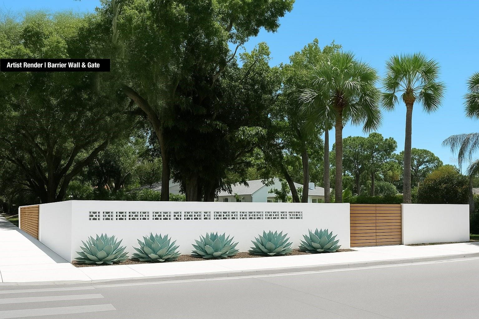 Rendering for a wall
