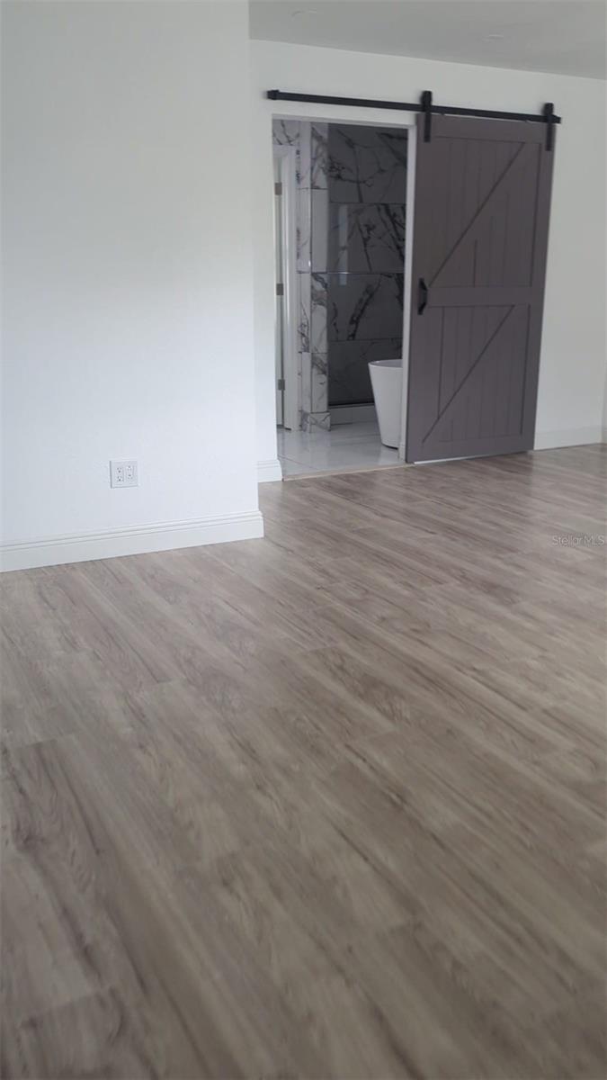 Master bedroom looking at master bath