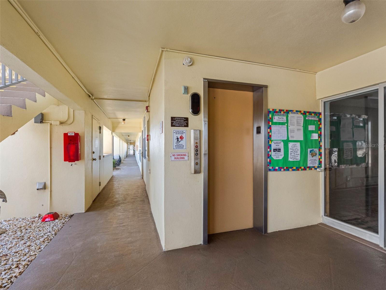 In building elevator