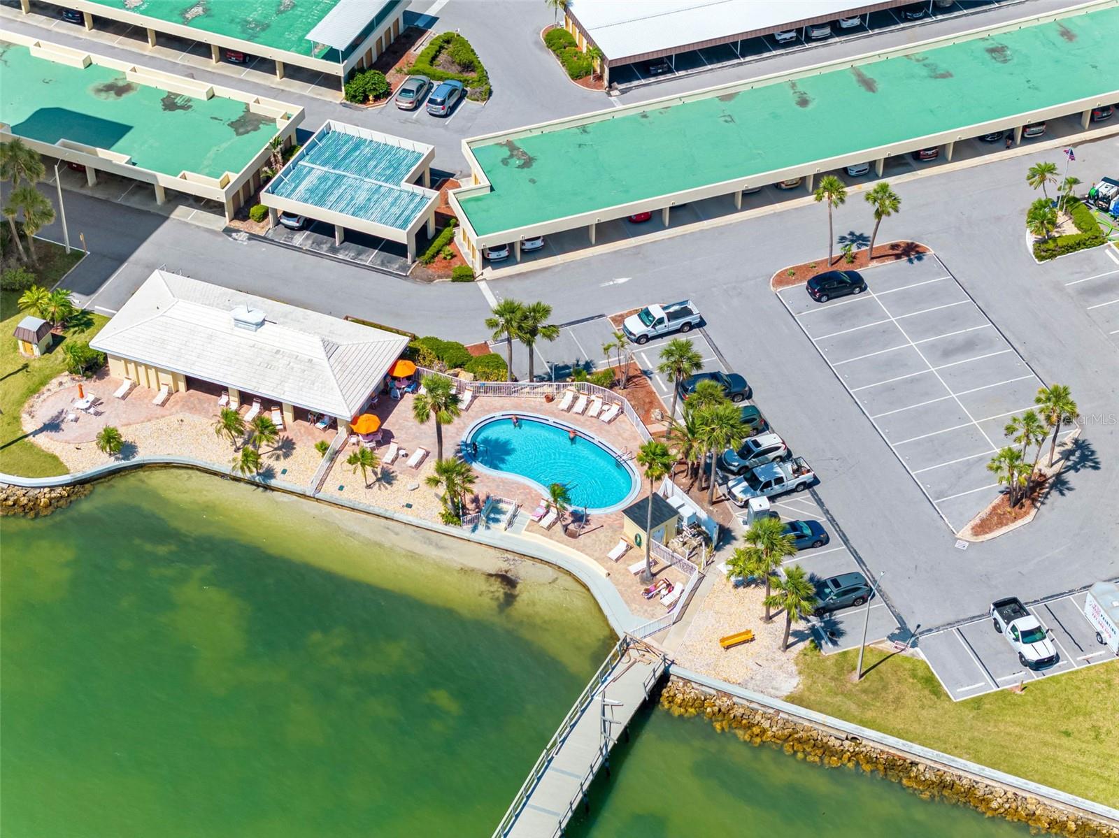 Waterfront pool