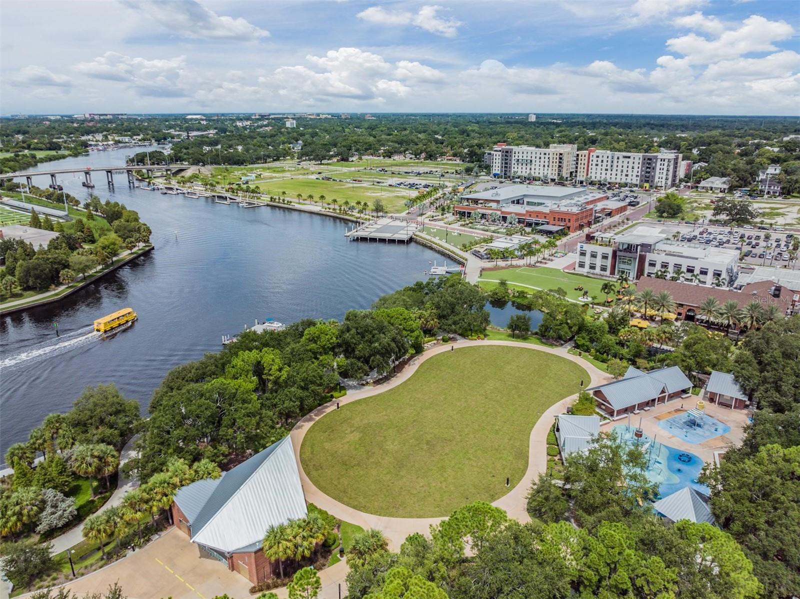 Hillsborough River, Armature Works, Ulele, city splash pad and park.