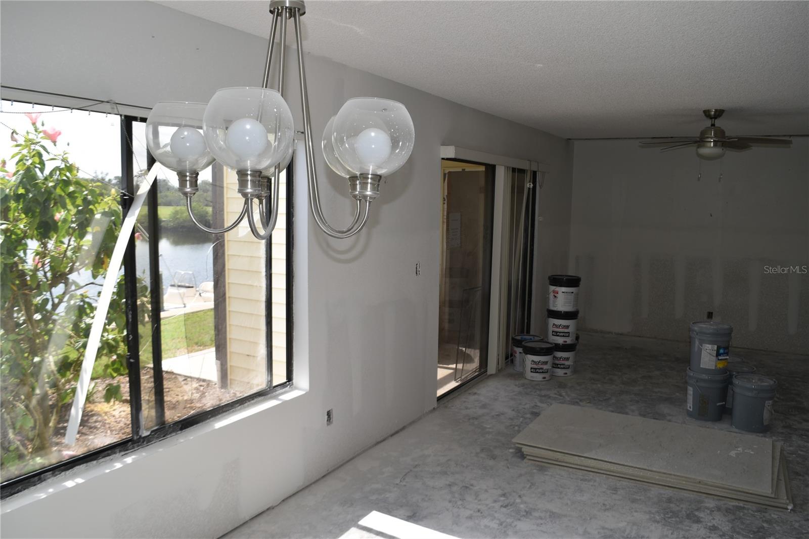 Dining and living room