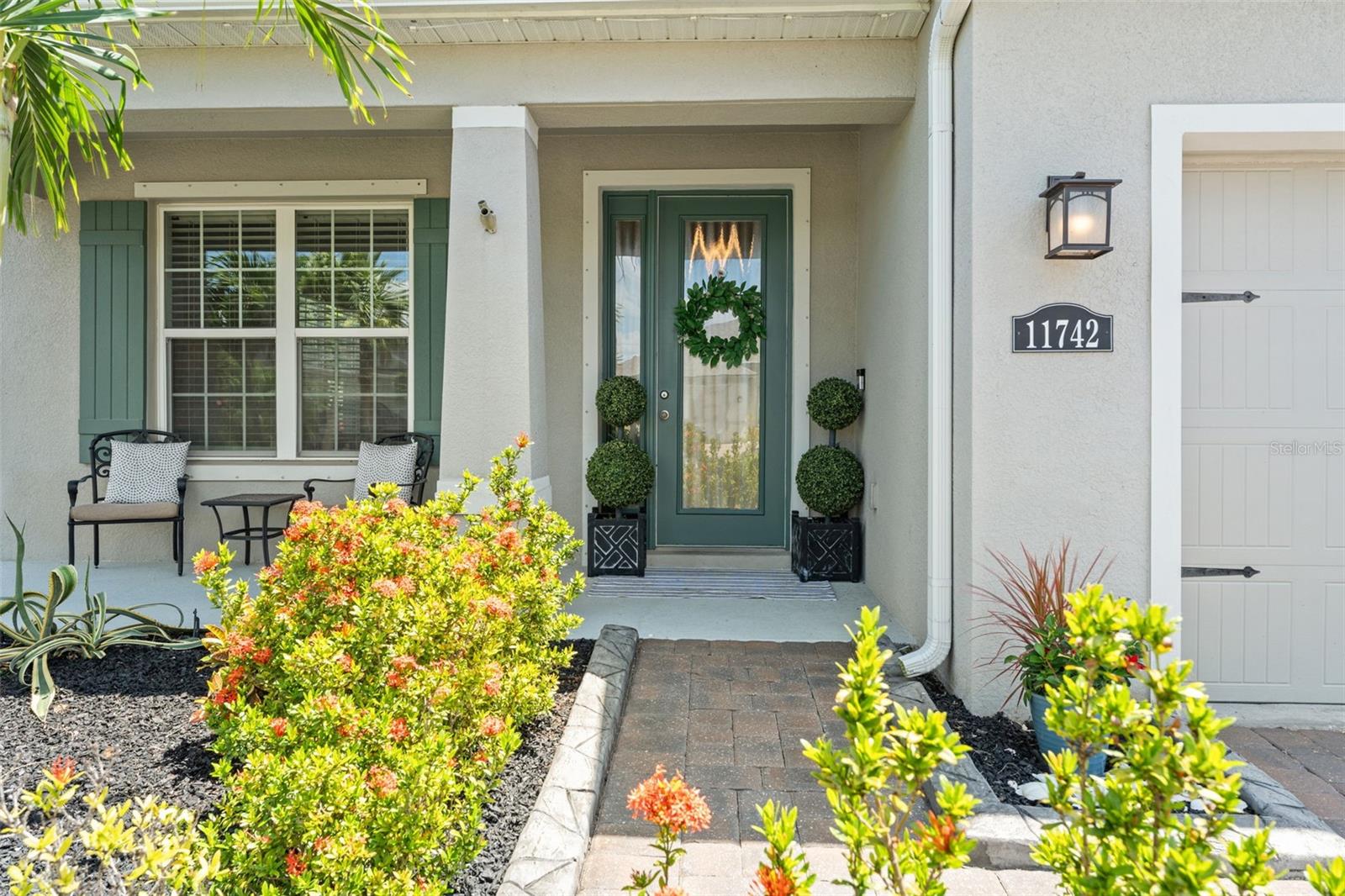 Welcoming front porch