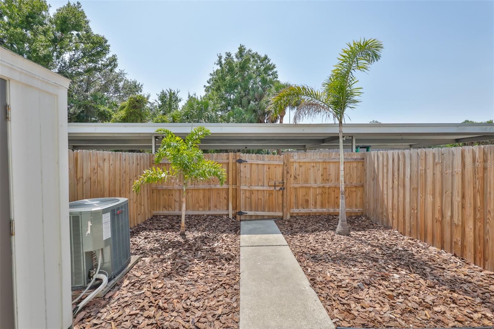 Fenced in Patio