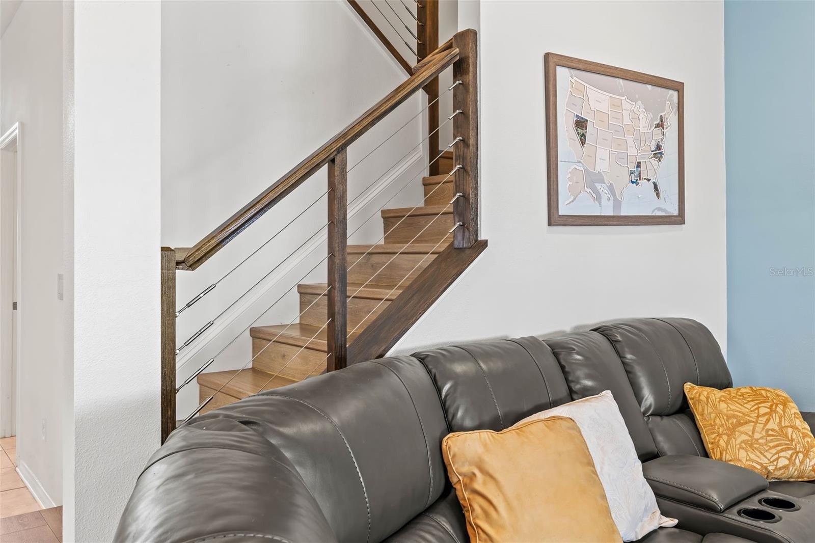Upgraded railing