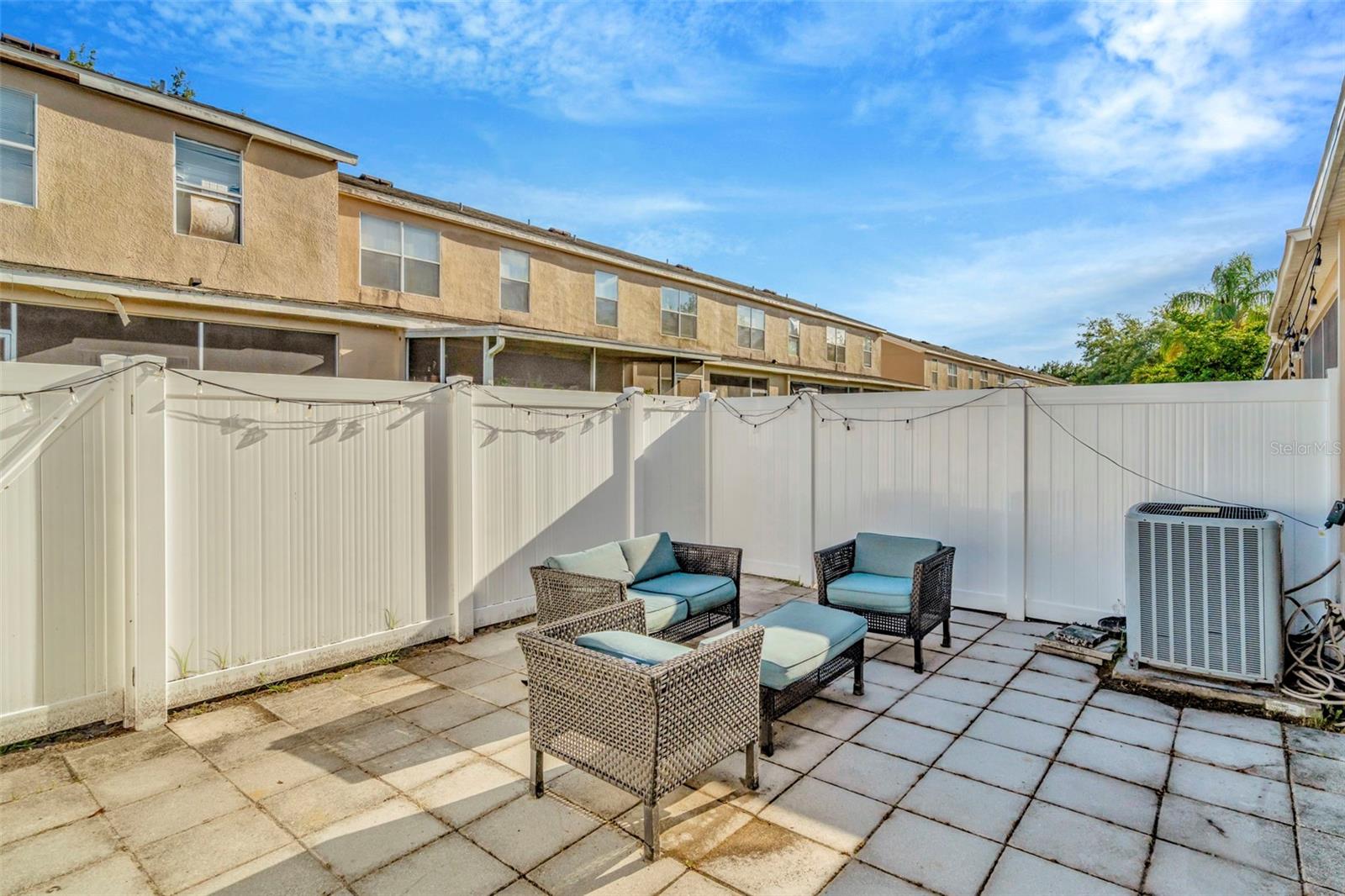 Private and Fenced in backyard