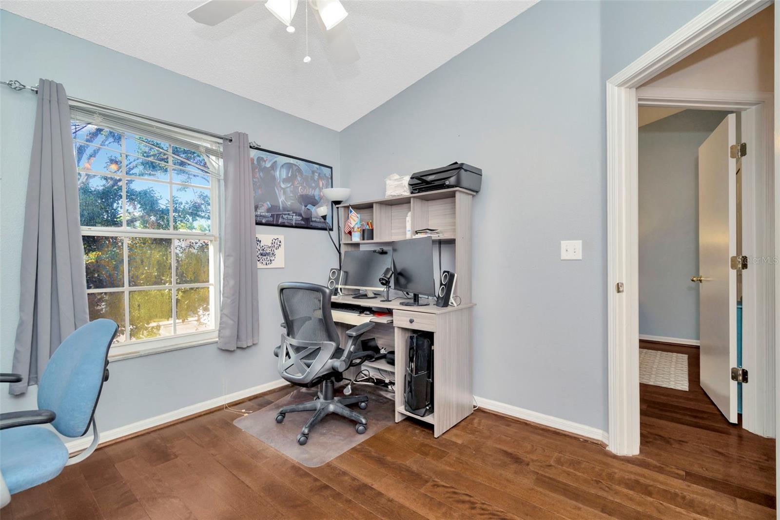 Bedroom 3, used as an office