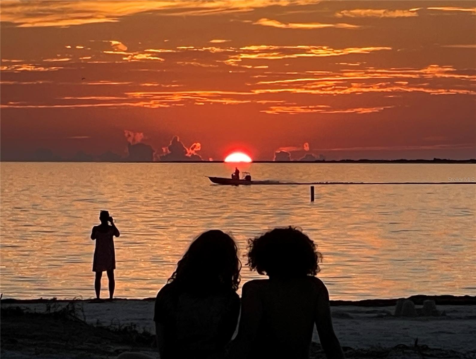 Sunset on Fred Howard Park Beach