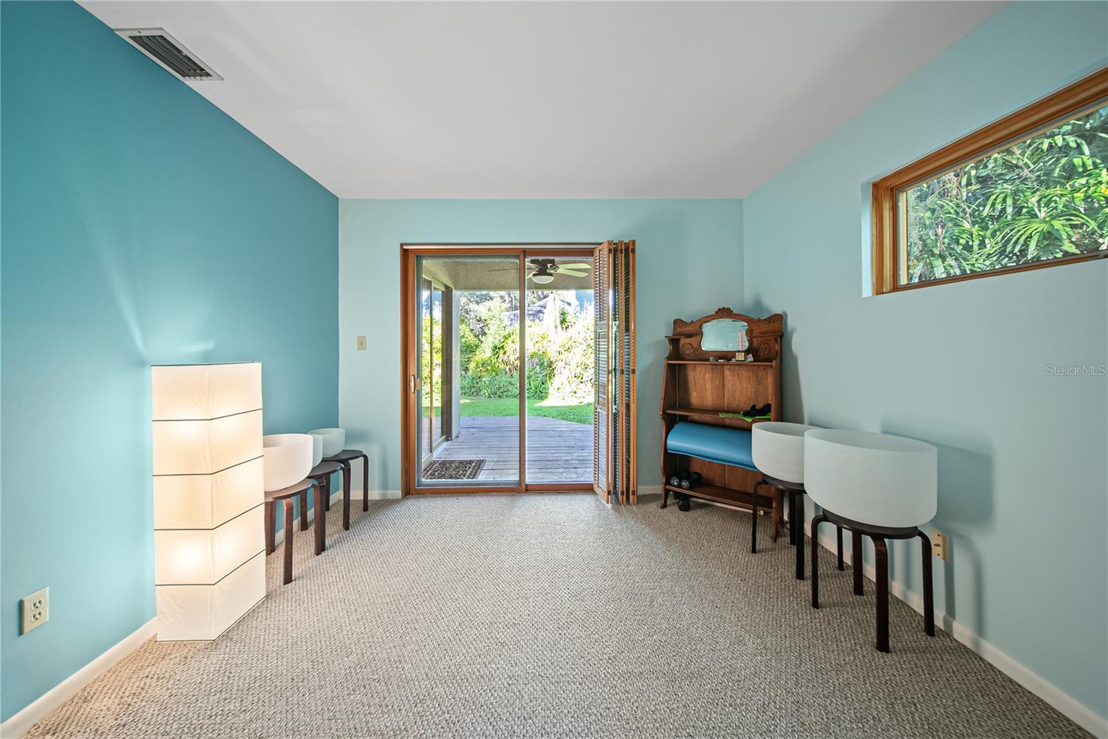 Downstairs Bedroom with it's very own deck