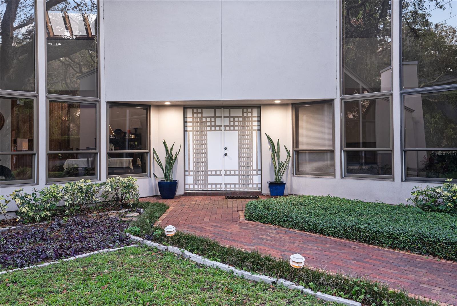 The front doors
