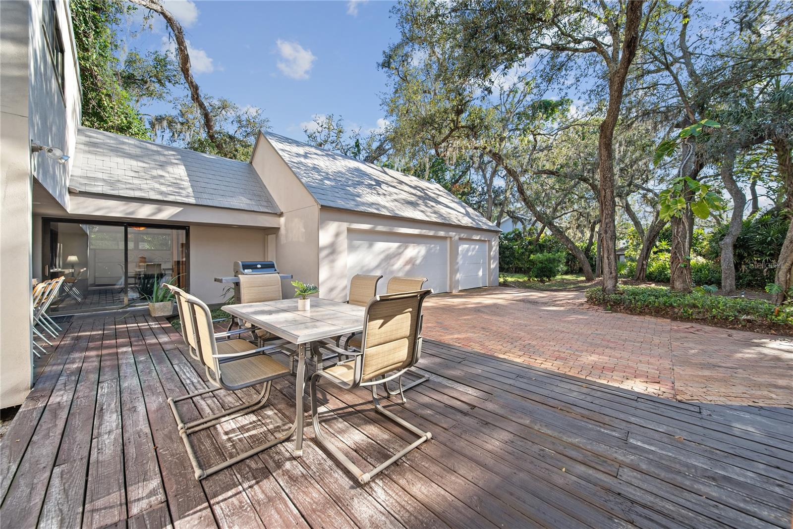 Enjoy sitting on your private deck
