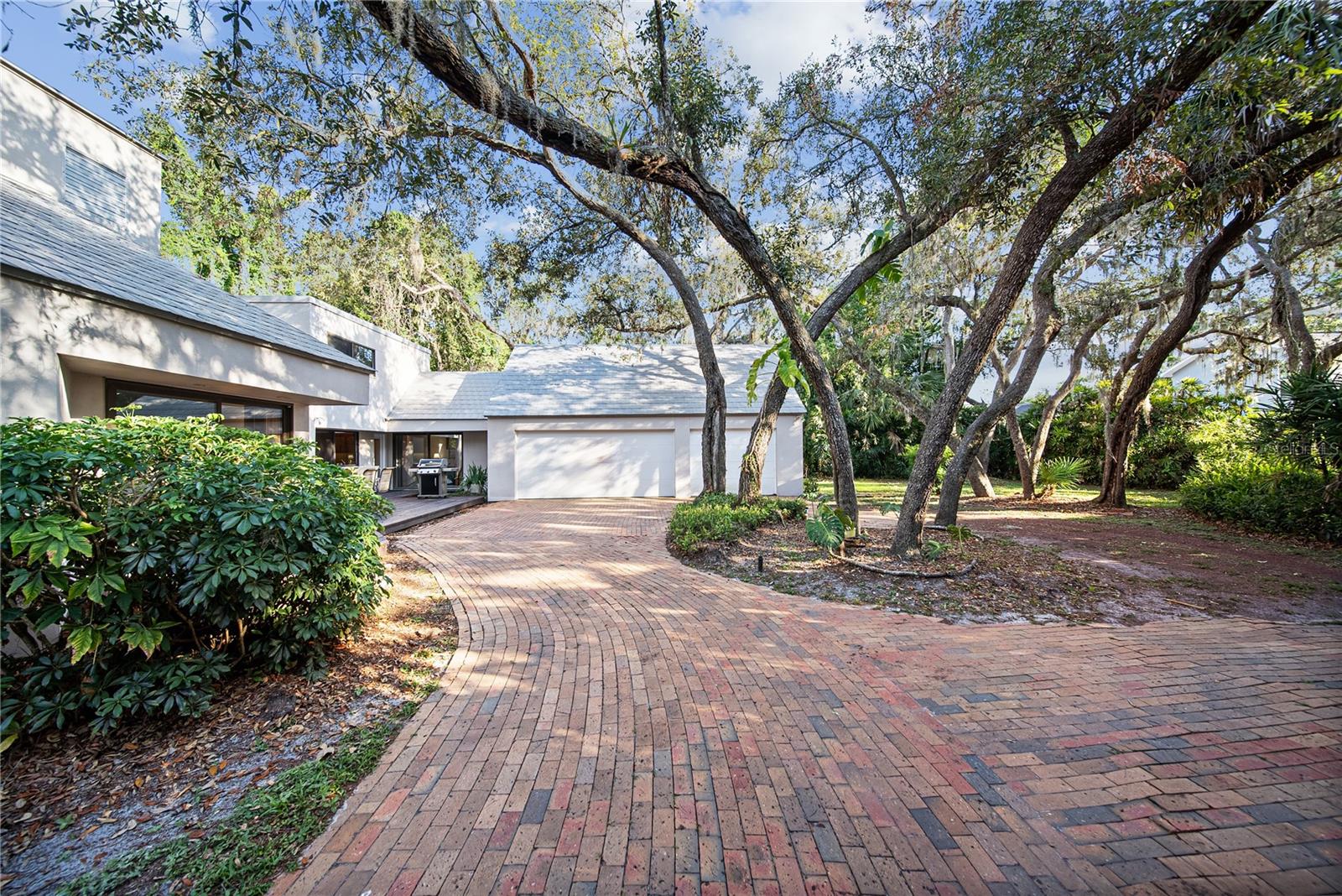 Back Driveway to your 3 car garage