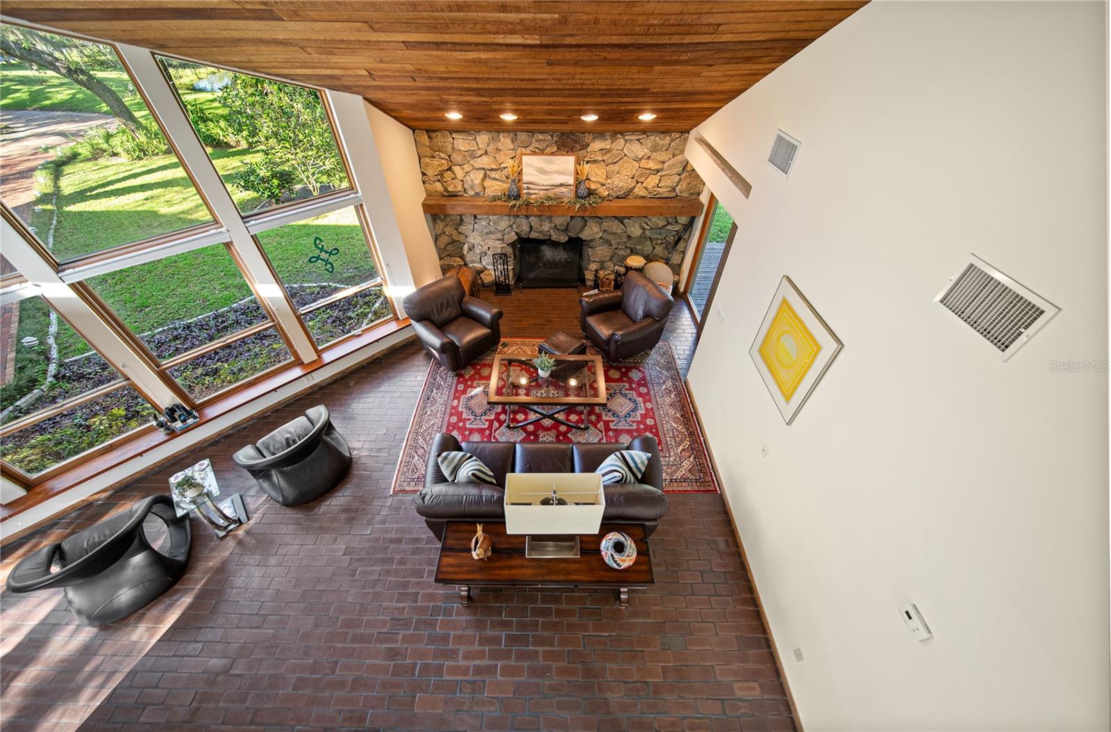 A View from Upstairs looking down.