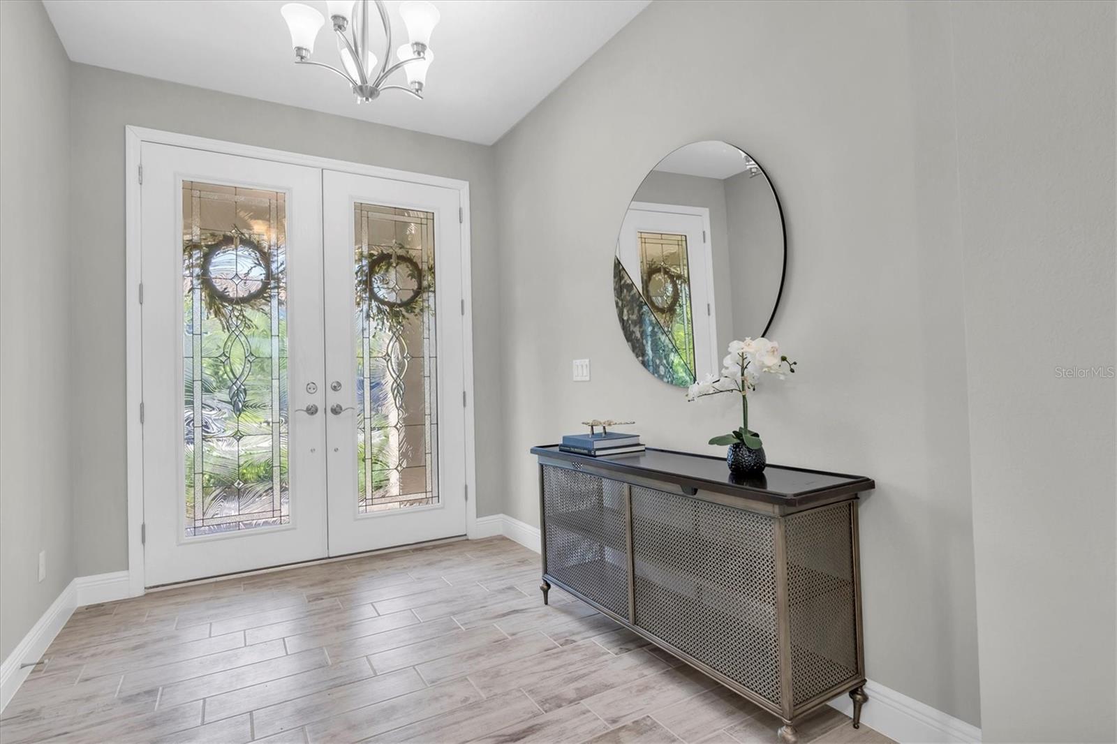 Elegant entry