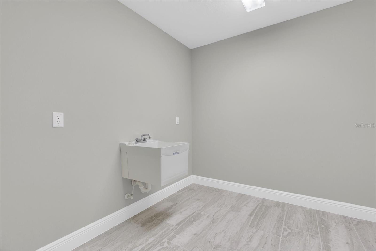 Upstairs laundry room