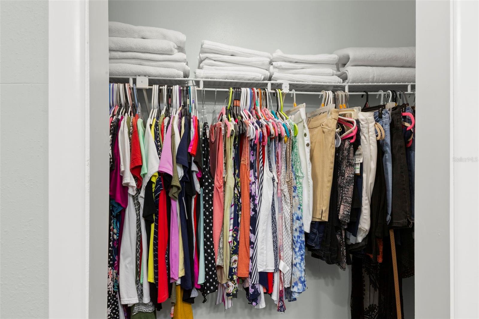 Primary walk-in closet