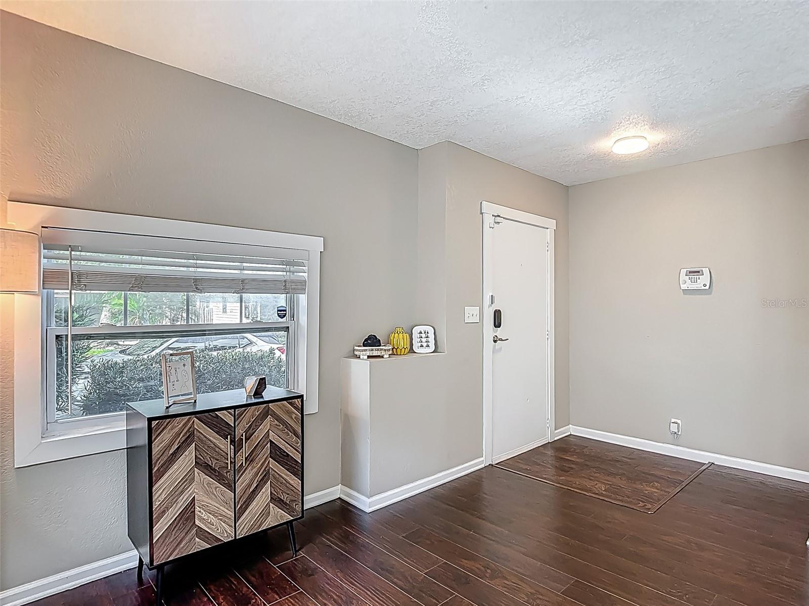 Front entry to living room