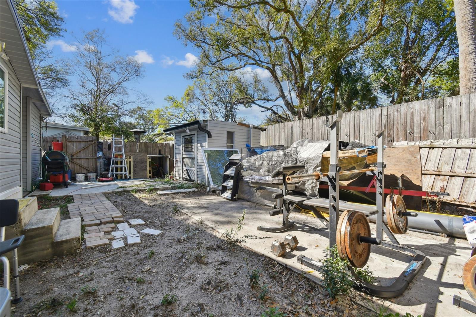 Fenced Backyard