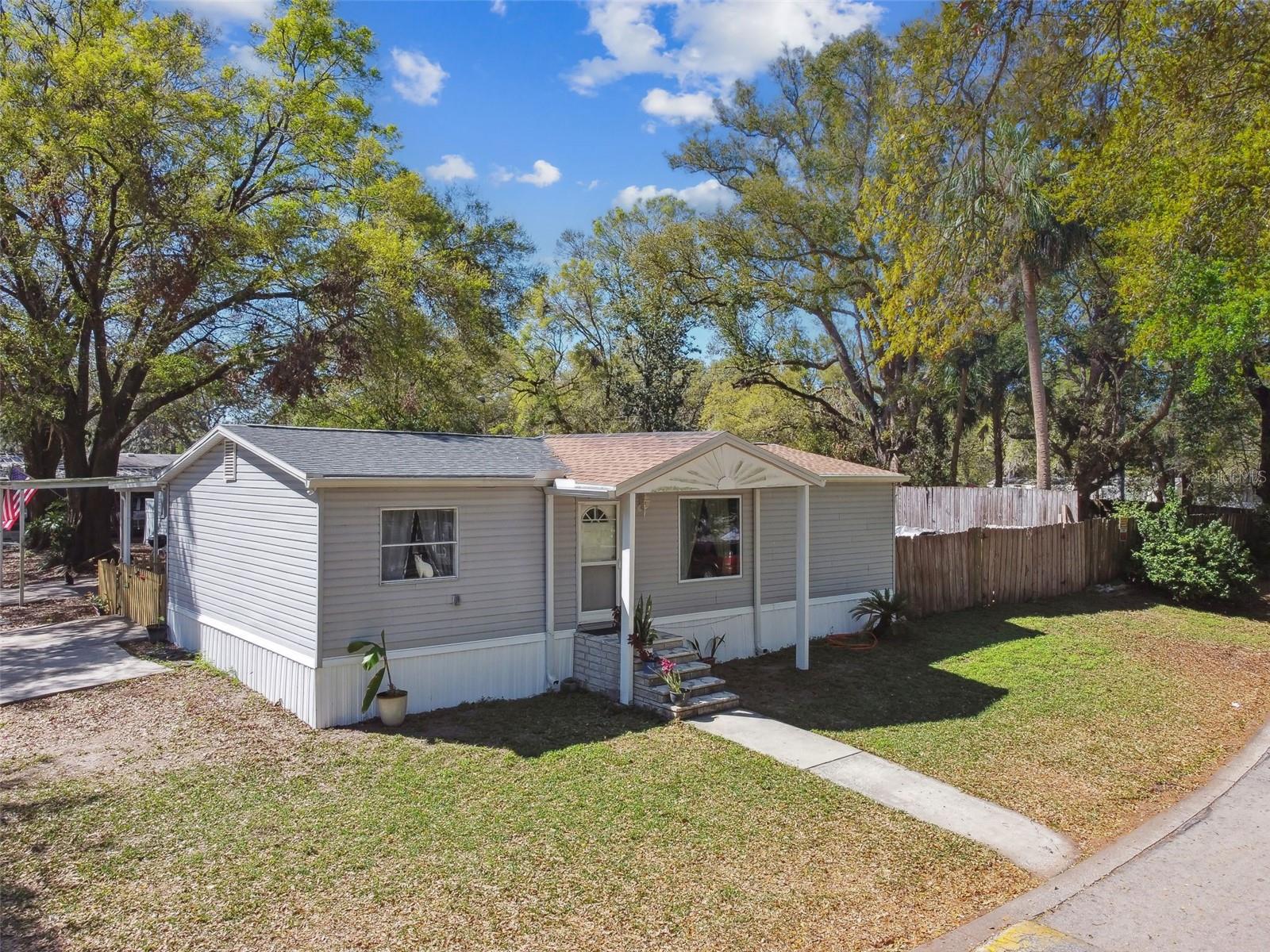 Side View of Home