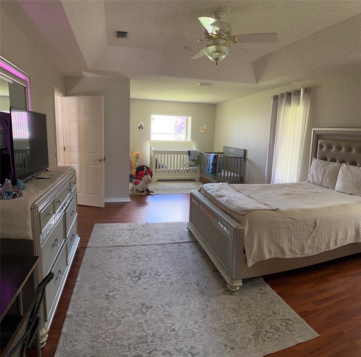 Master Bedroom With Seating/Office area
