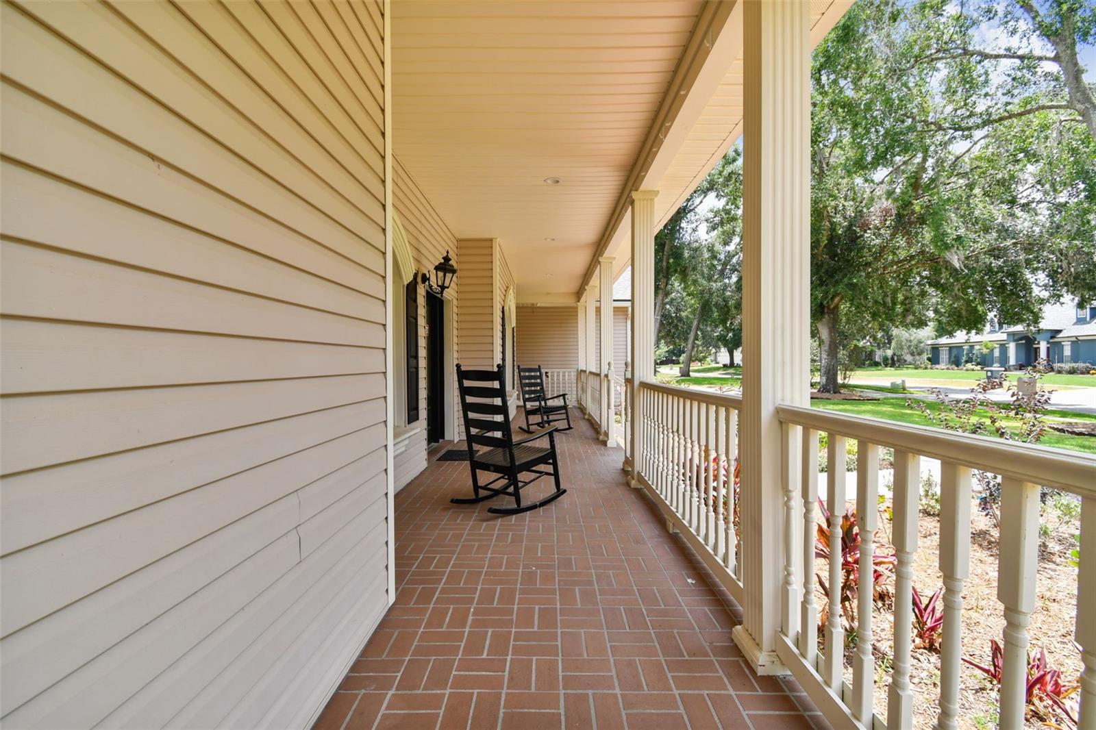 Beautiful and welcoming front porch
