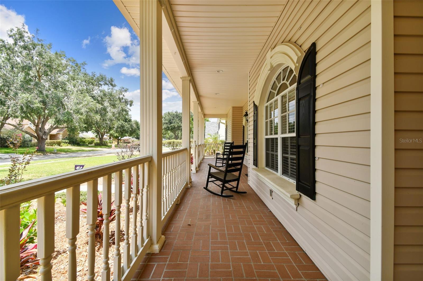 Beautiful and welcoming front porch
