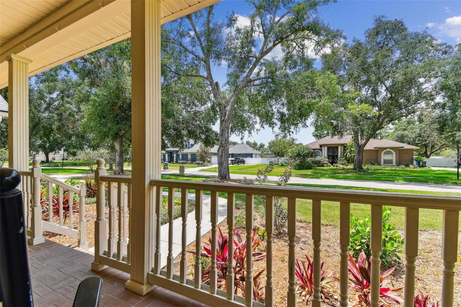 Beautiful and welcoming front porch