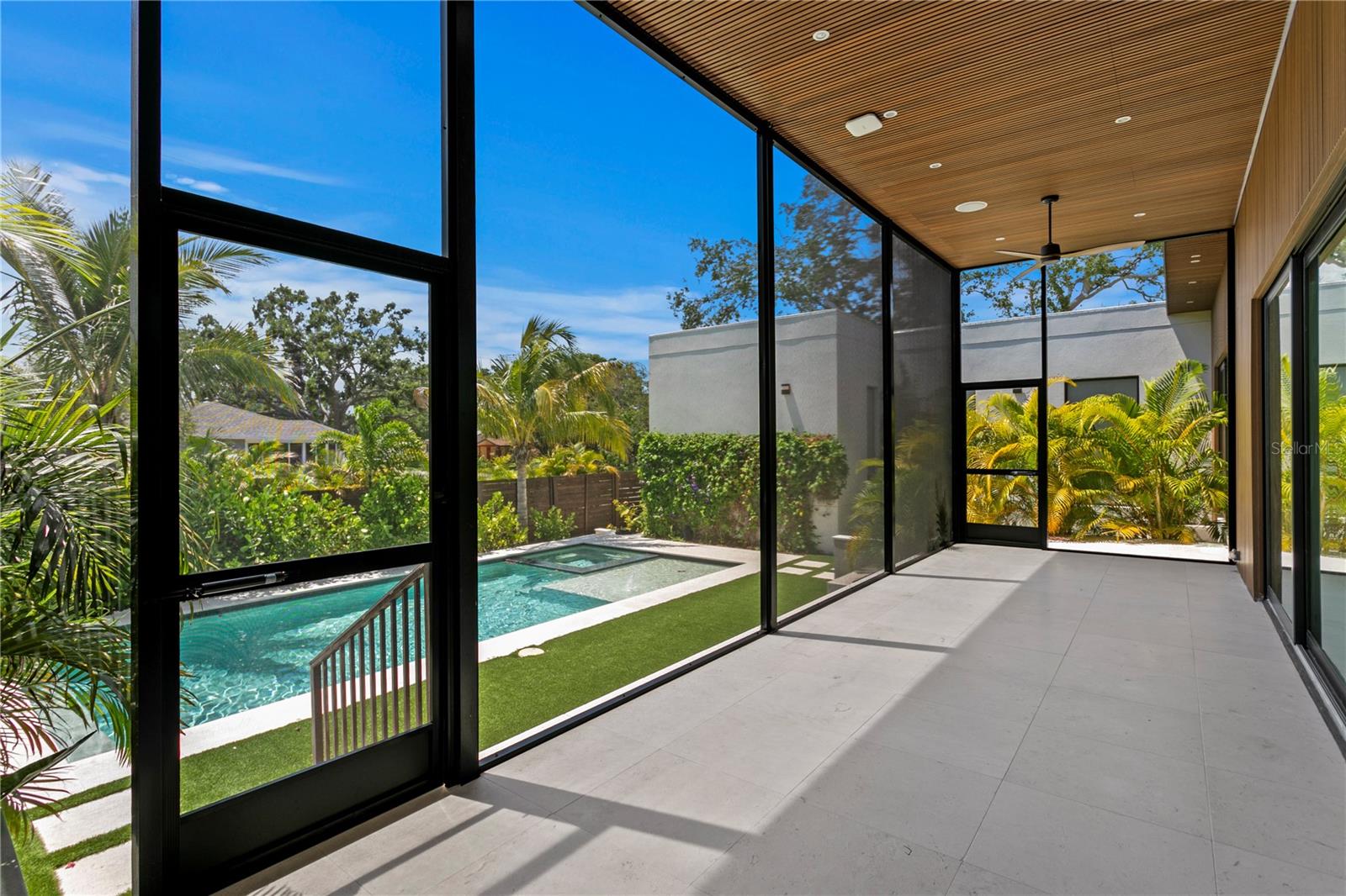 Huge patio space that feels like another living room