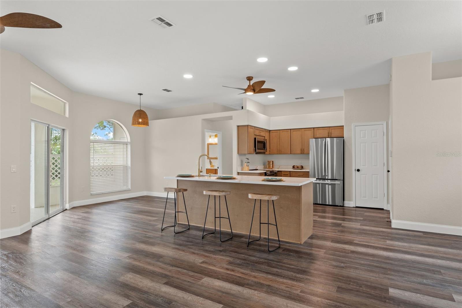 Kitchen from Living Room