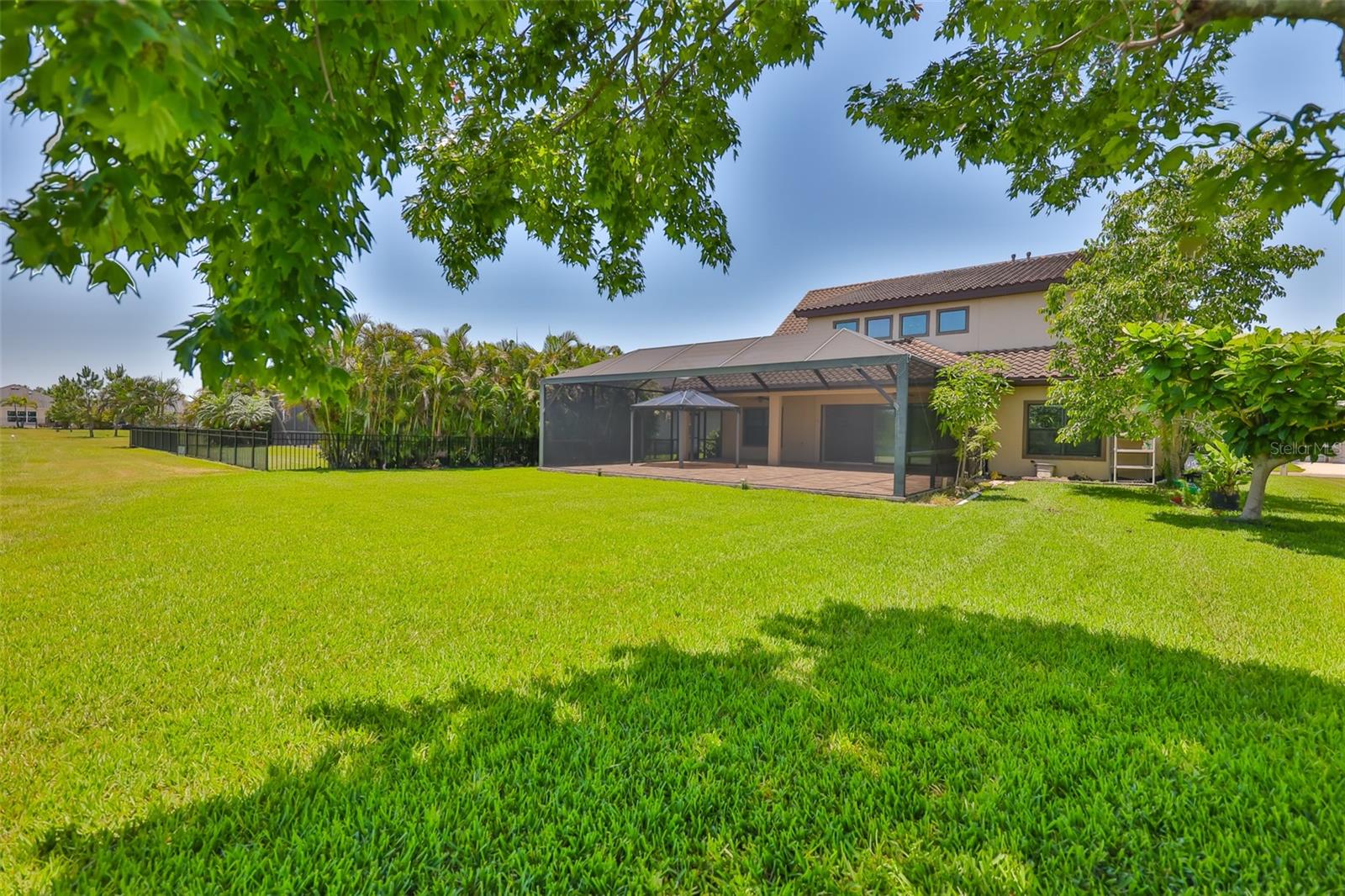 Rear view of home