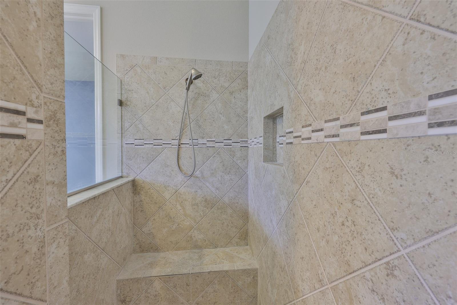 Primary bathroom walk-in shower