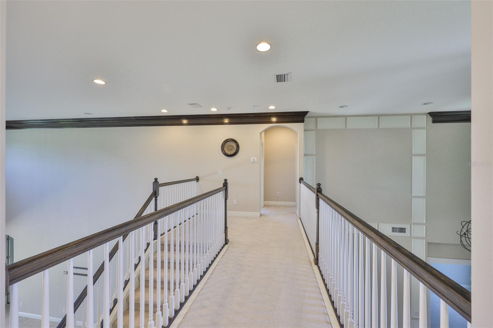 Upstairs catwalk