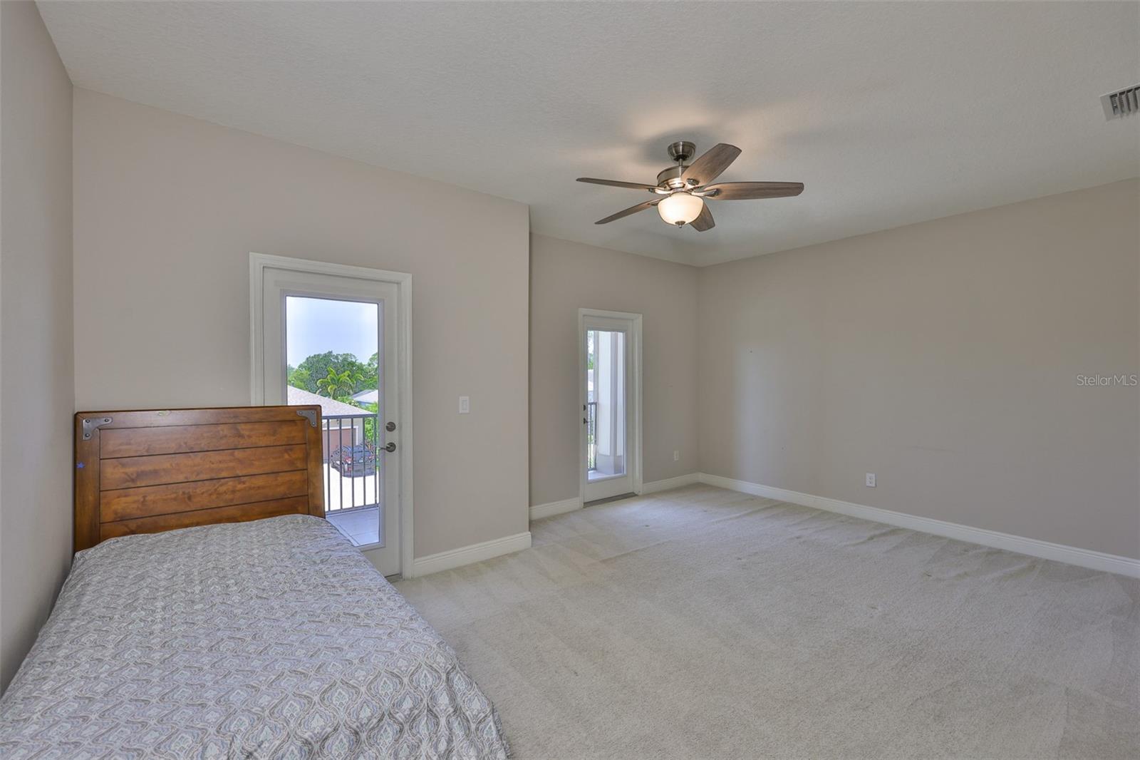 Bonus room/bedroom with balcony