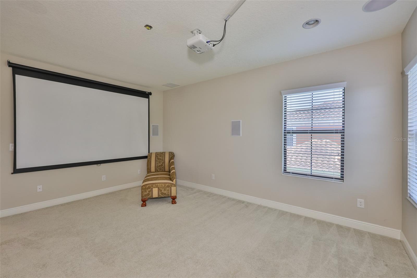 Theater room/bedroom