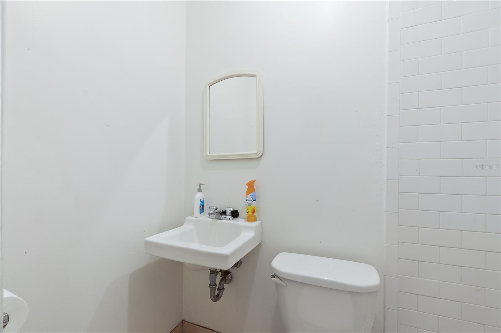 Garage bathroom