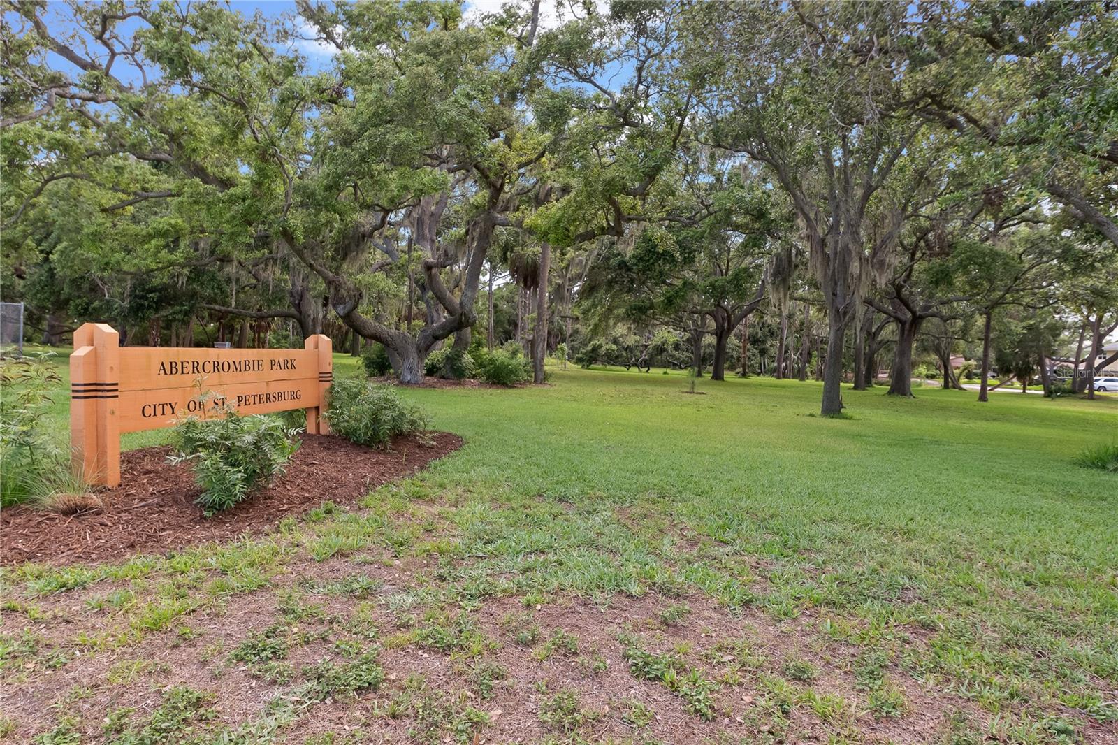 Adjacent to Abercrombie Park