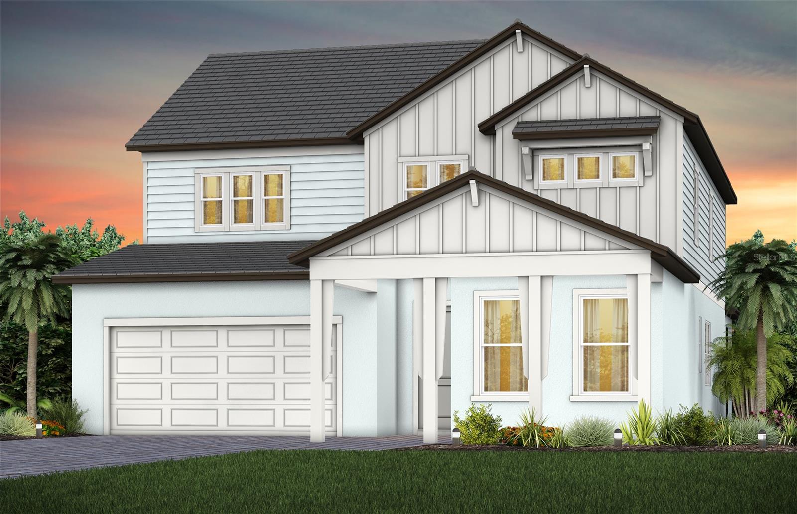 Exterior Rendering, Elevation FH2