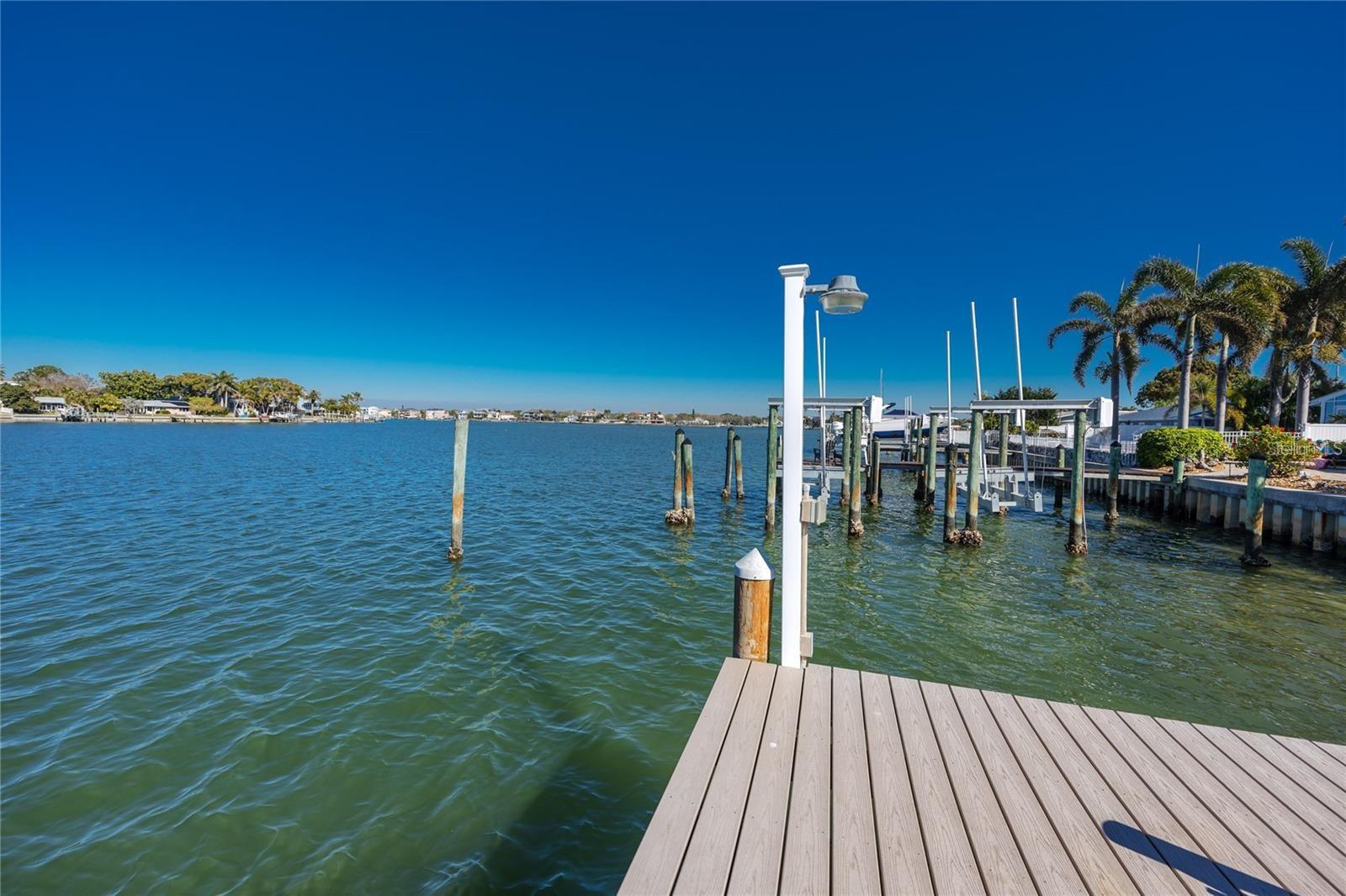 Wide open water views