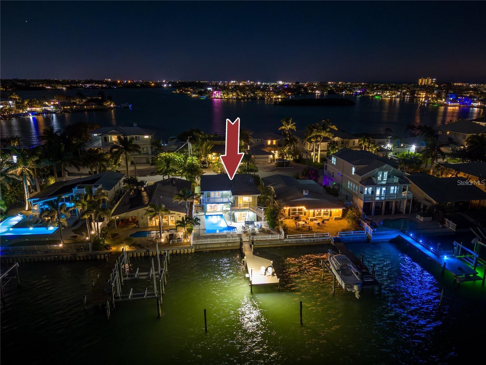 The island at night