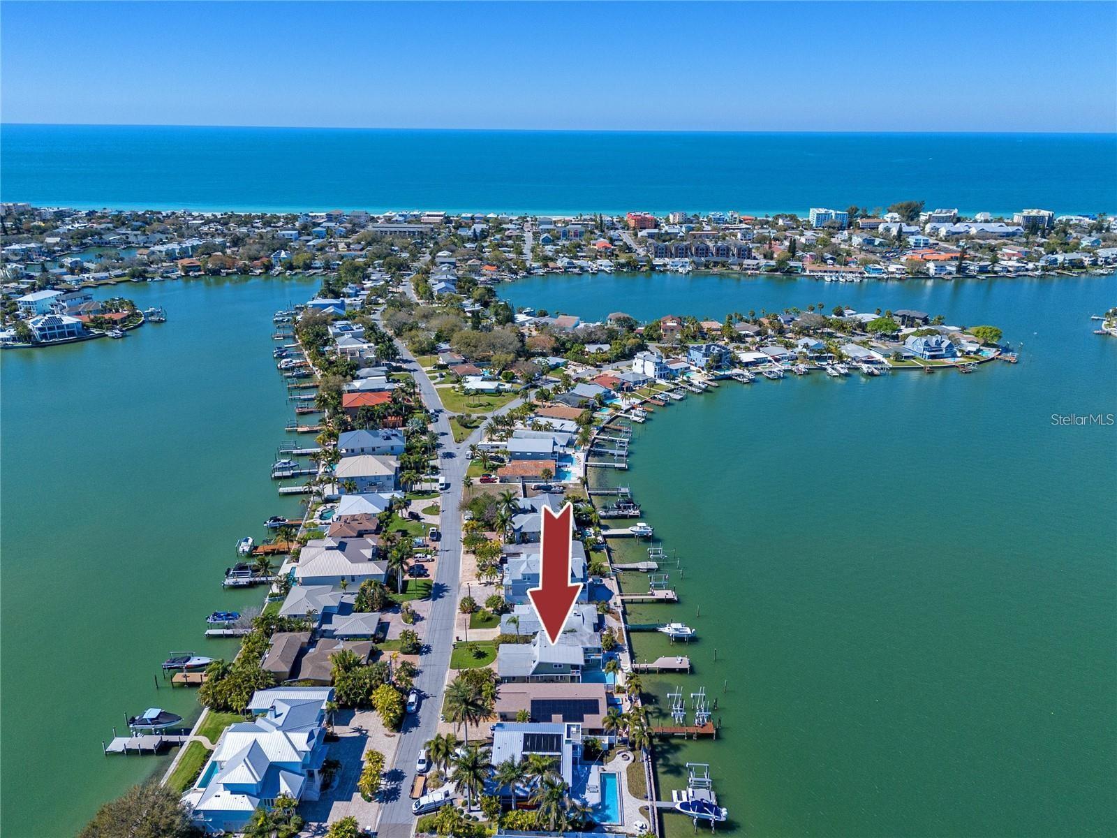 On the Intracoastal and close to the Gulf